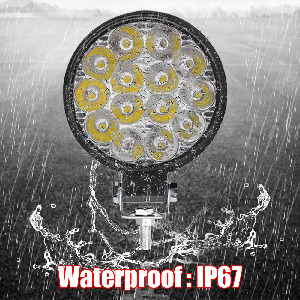 Focos LED 42W/48W para Coche, Moto, ATV Offroad