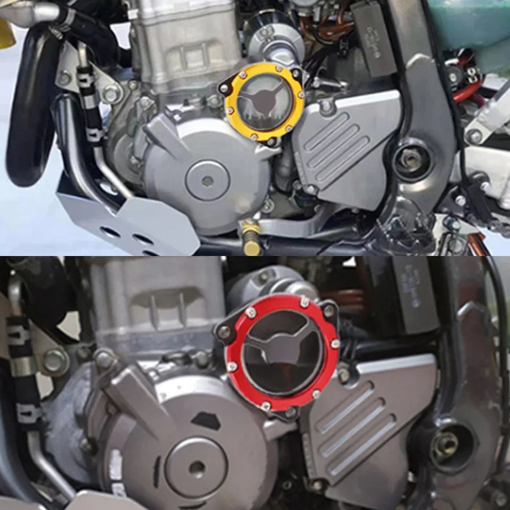 Tapa Transparente Starter Idle Gear – Suzuki DRZ 400 / LTZ 400 / LTR 450