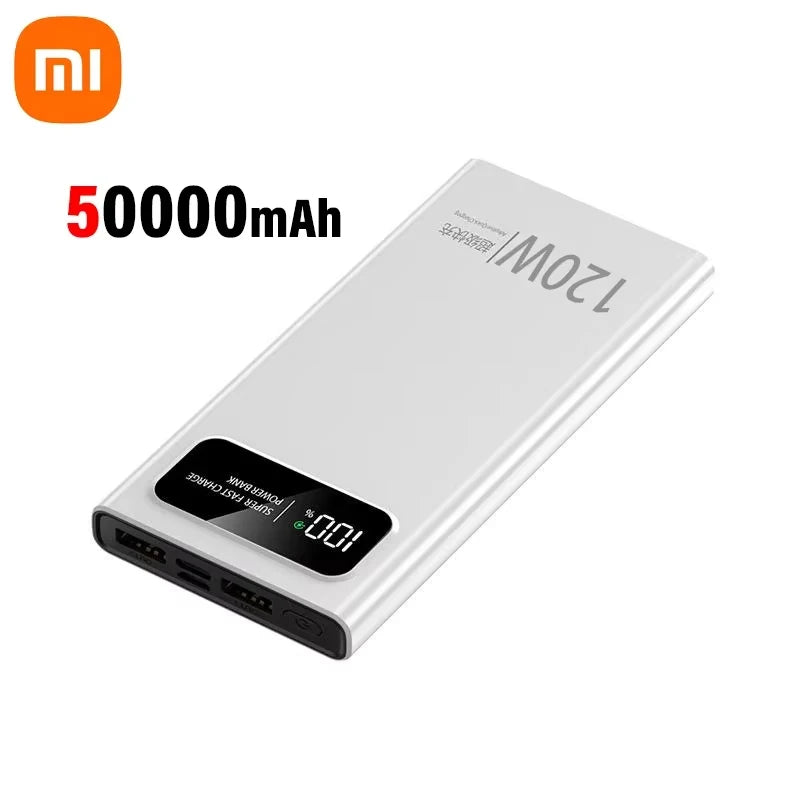 Xiaomi Power Bank 200000mAh 120W – Carga Rápida con Pantalla Digital