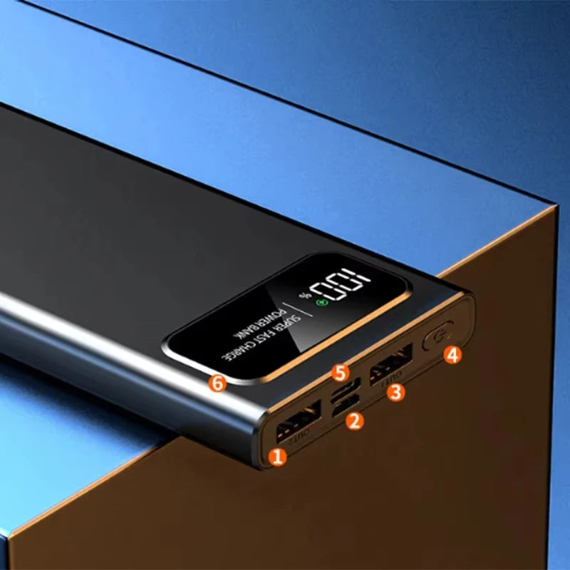 Xiaomi Power Bank 200000mAh 120W – Carga Rápida con Pantalla Digital