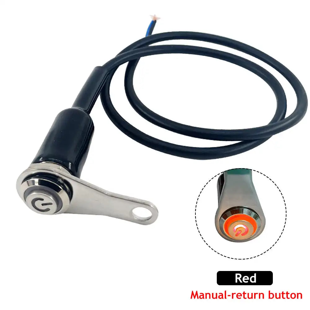 Interruptor LED Universal 12V ON/OFF Impermeable para Luces y Claxon