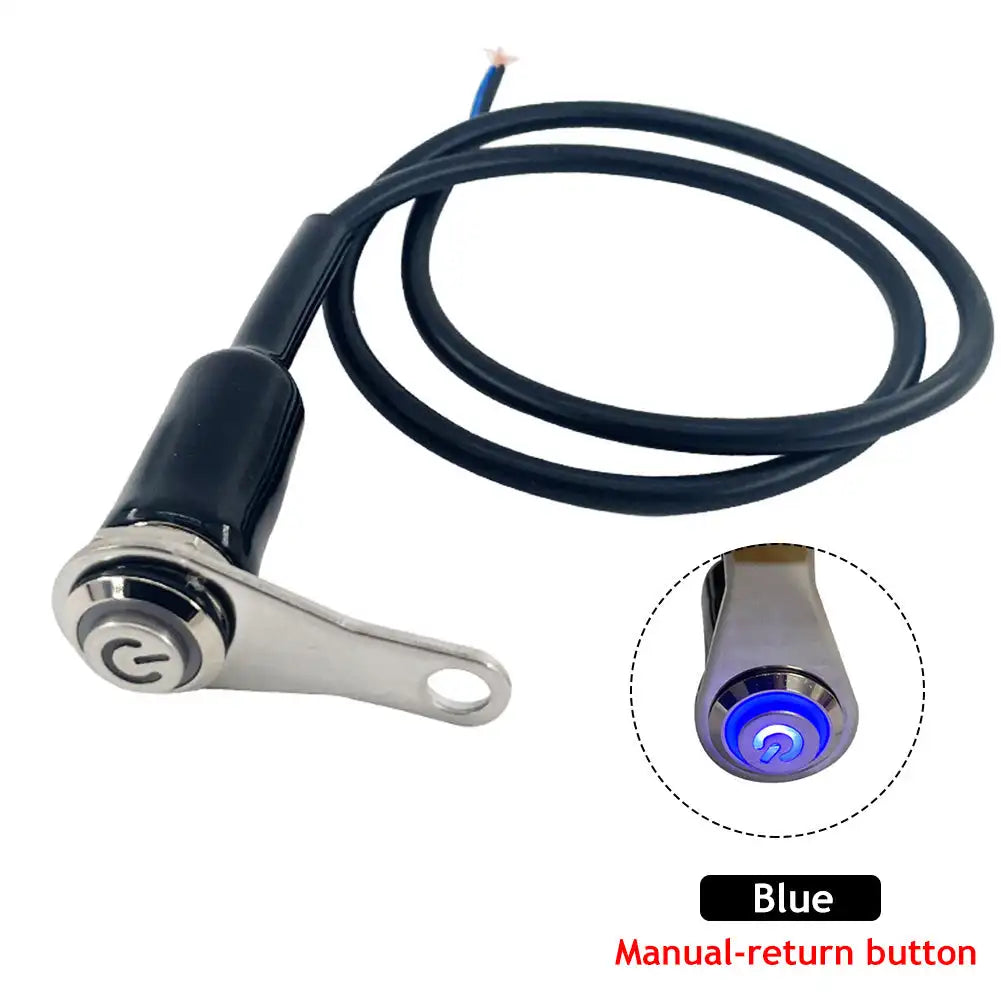 Interruptor LED Universal 12V ON/OFF Impermeable para Luces y Claxon