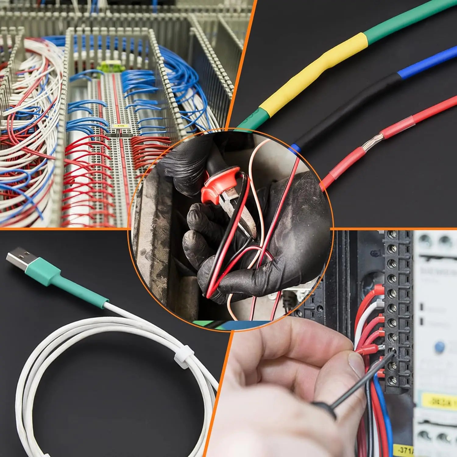 Kit Tubos Termorretráctiles para Cables Eléctricos