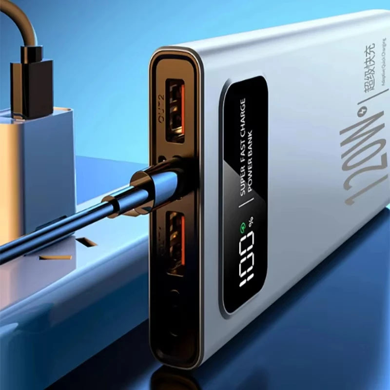 Xiaomi Power Bank 200000mAh 120W – Carga Rápida con Pantalla Digital