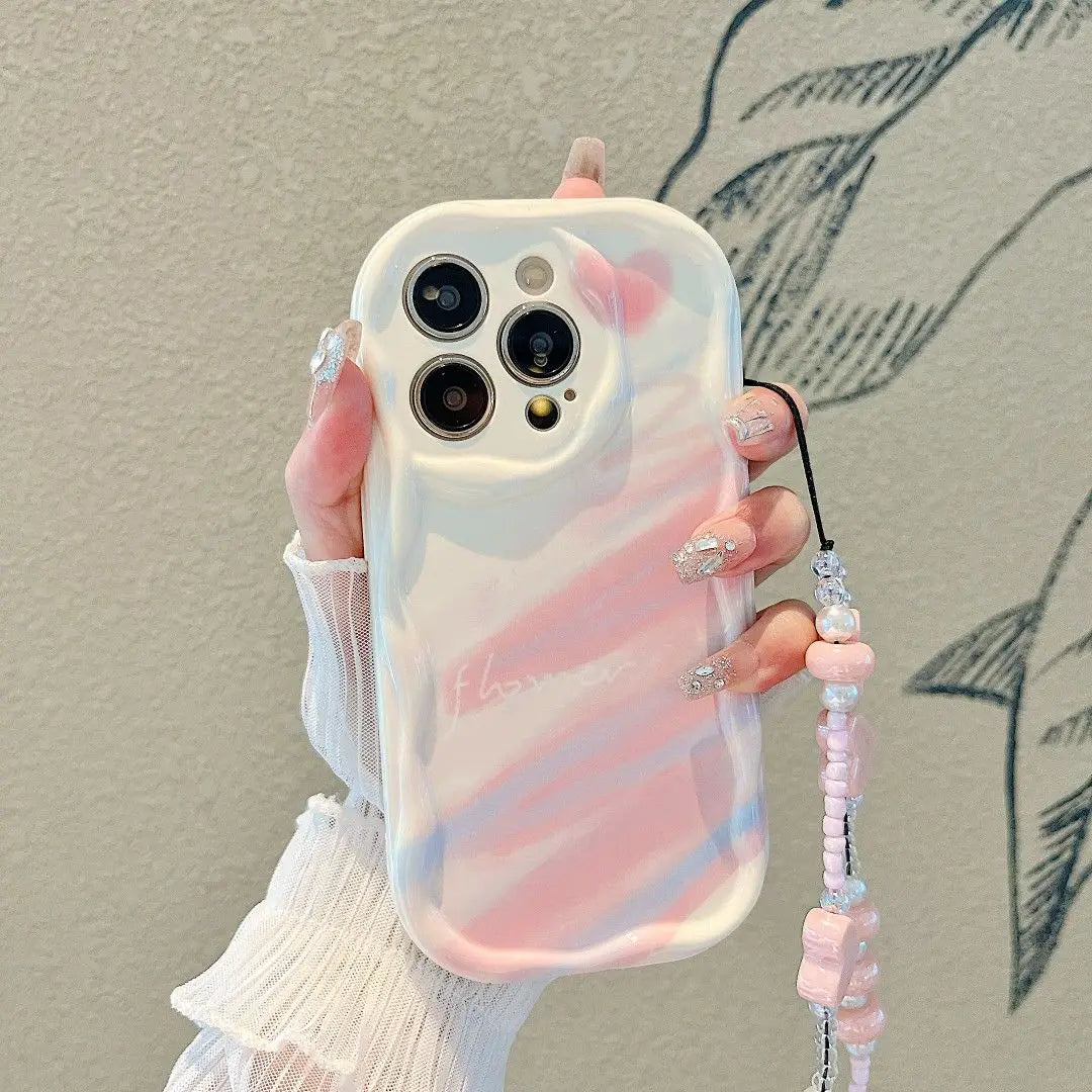 Fundas Transparentes para iPhone 11 con Pulsera y Correa de Muñeca