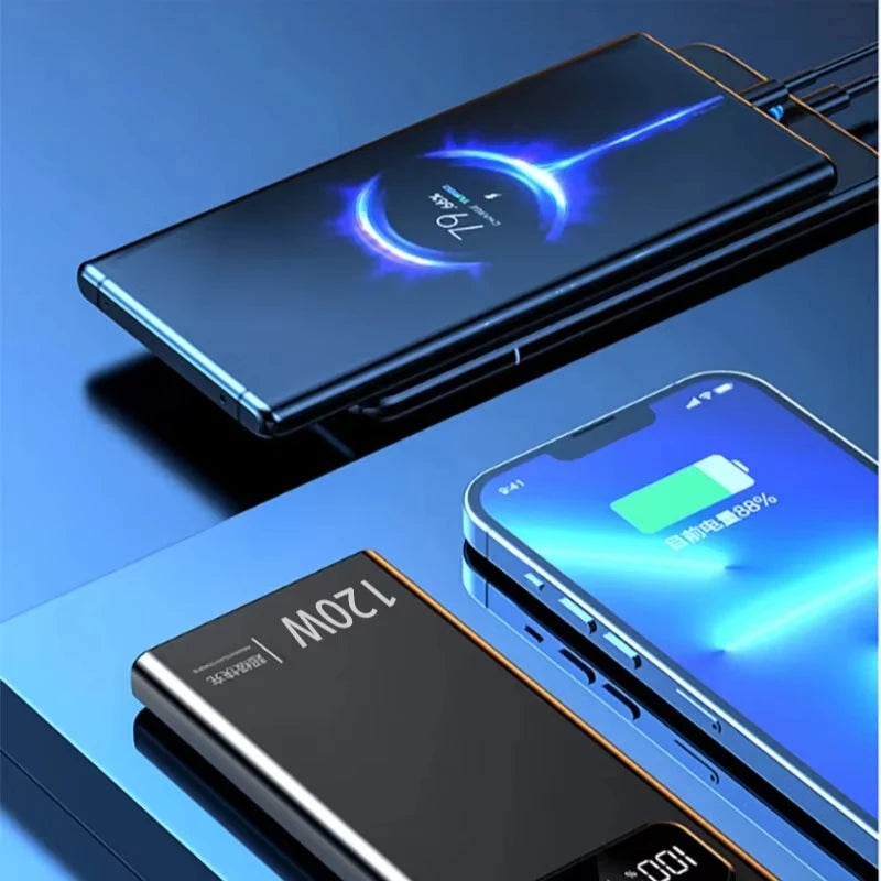 Xiaomi Power Bank 200000mAh 120W – Carga Rápida con Pantalla Digital