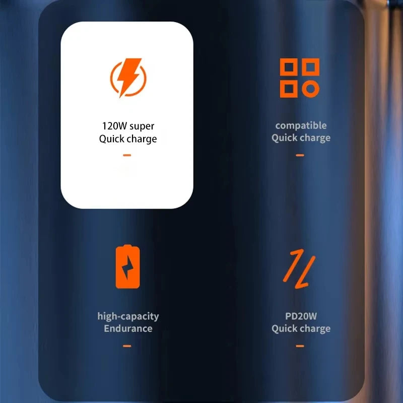 Xiaomi Power Bank 200000mAh 120W – Carga Rápida con Pantalla Digital