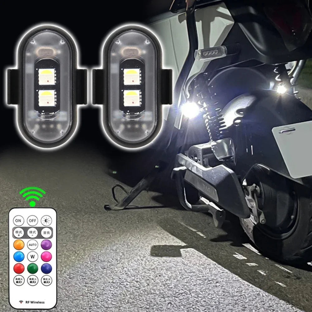 Luz LED RGB Recargable con Velcro