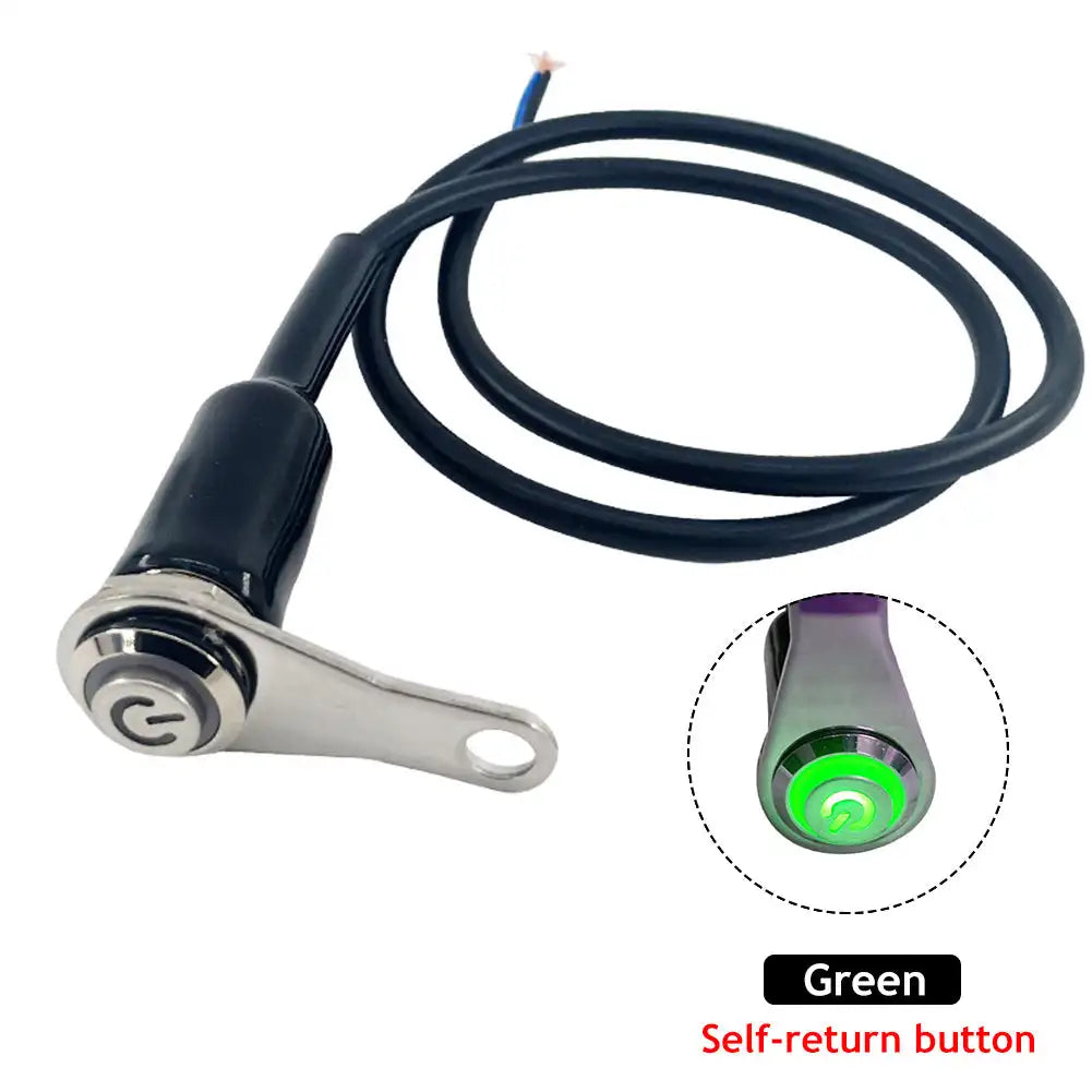 Interruptor LED Universal 12V ON/OFF Impermeable para Luces y Claxon