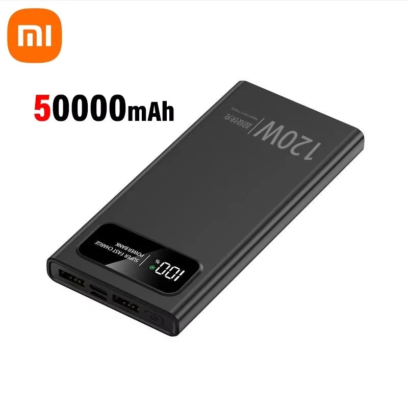 Xiaomi Power Bank 200000mAh 120W – Carga Rápida con Pantalla Digital